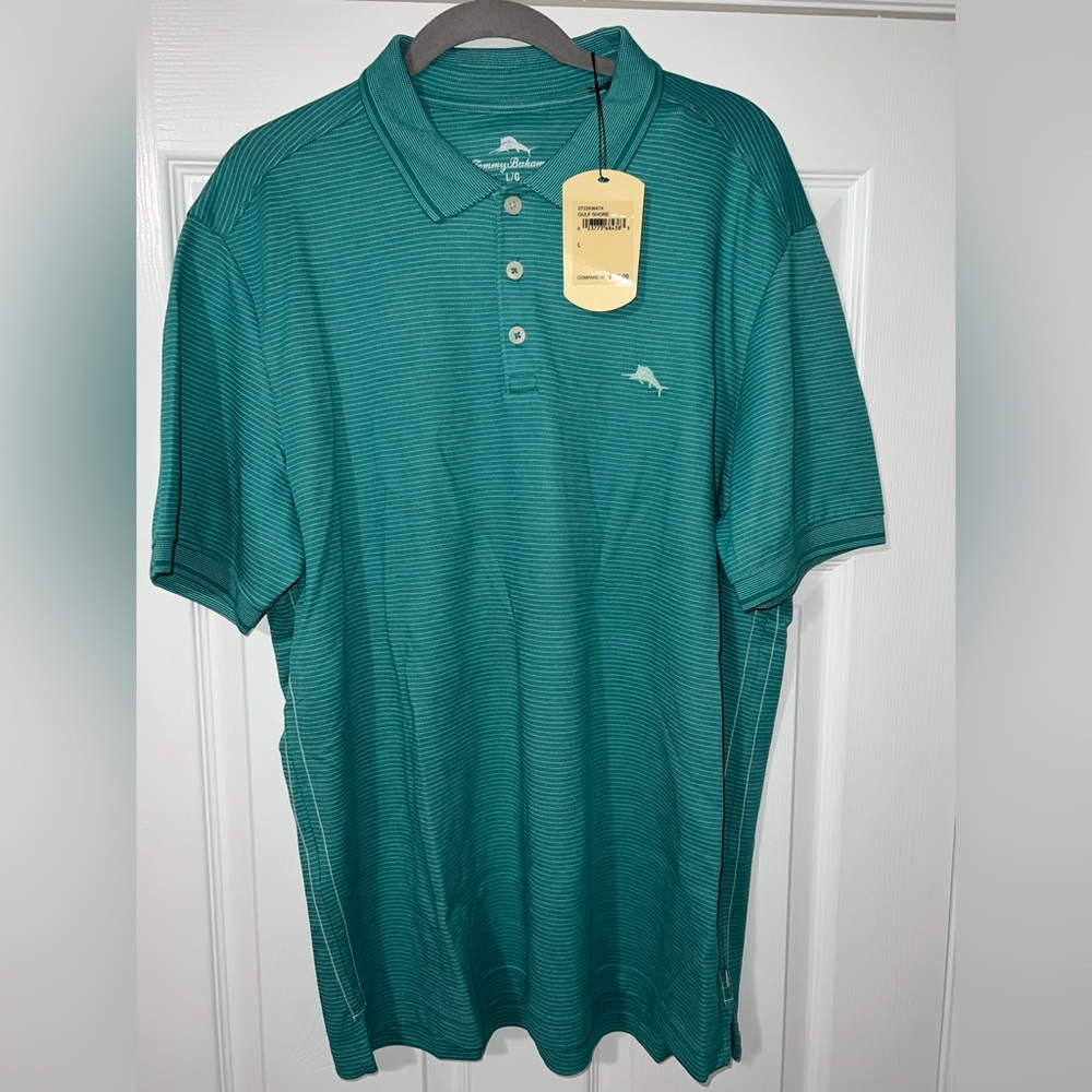 New Tommy Bahama Gulf Shore Polo/Collared Shirt (NewWithTags/Large)